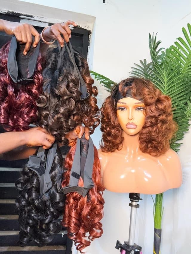 Odogwu band bounce wig available in colors