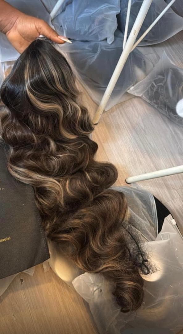 Piano Hd lace futural wig