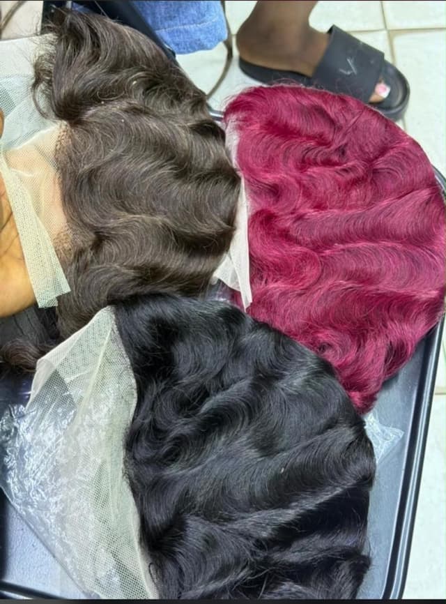 Finger wavy available in colors